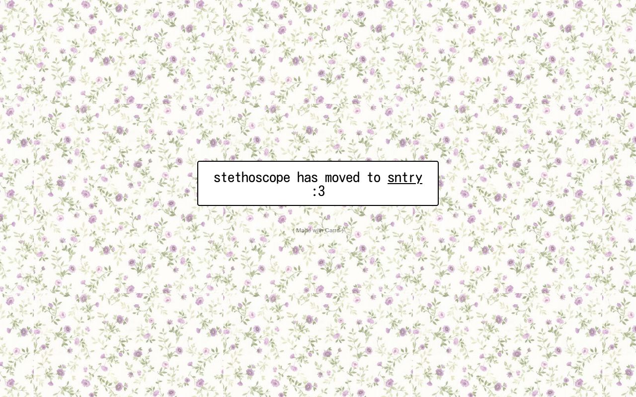 Carrd profile picture for @stethoscope